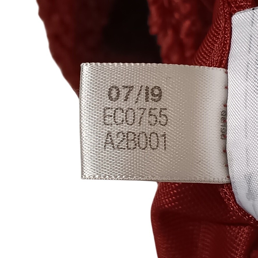 Adidas‎ Originals Women's Burgundy Sherpa Fleece Half Zip Pullover Size M - Picture 10 of 10